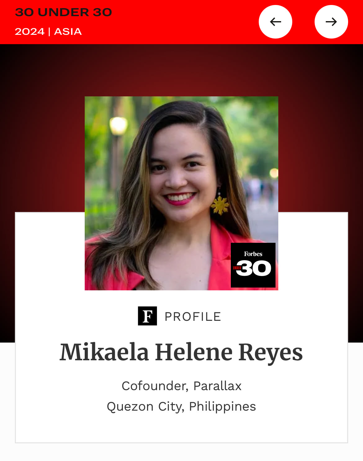 Parallax founder era — Forbes, funding, and live TV